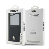 z flip6 - Dkny "Repeat Pattern Stack Logo Case Galaxy Z Flip 6" Black - 2 nuotrauka