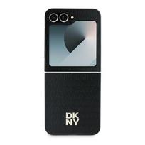 z flip6 - Dkny "Repeat Pattern Stack Logo Case Galaxy Z Flip 6" Black - 6 nuotrauka