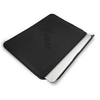 imaute kompiuteriui - Guess Original Laptop Sleeve Saffiano Script GUCS13PUSASLG 13" Black - 3 nuotrauka