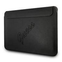 imaute kompiuteriui - Guess Original Laptop Sleeve Saffiano Script GUCS13PUSASLG 13" Black - 5 nuotrauka