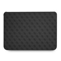 krepsys nesiojamam kompiuteriui 16 - Guess PU 4G Triangle Metal Logo Computer Sleeve 16" Black - 3 nuotrauka