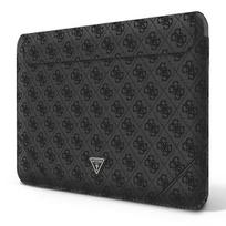 krepsys nesiojamam kompiuteriui 16 - Guess PU 4G Triangle Metal Logo Computer Sleeve 16" Black - 4 nuotrauka