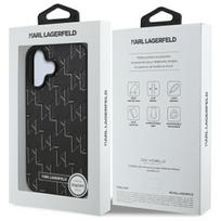 telefono deklas karl lagerfeld - Karl Lagerfeld "Hot Stamp Magsafe iPhone 16" Black - 3 nuotrauka