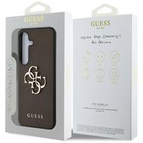 samsung galaxy s25 plus deklas - Guess "Grained Big 4G Logo Small Classic Logo Case Galaxy S25 Plus" Brown - 2 nuotrauka