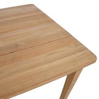 lauko stalai senukai - Lauko stalas Home4you Maldive, rudas, 220 cm x 100 cm x 75 cm - 4 nuotrauka