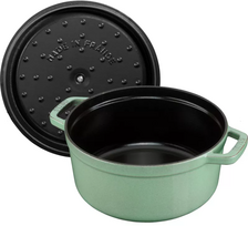 troskinimo puodai - ZWILLING STAUB LA COCOTTE 6,7 L Apvalus ketaus troškinimo indas tamsiai raudonas (Dark Red) - 10 nuotrauka
