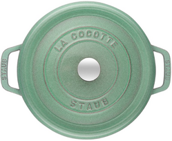 troskinimo puodai - ZWILLING STAUB LA COCOTTE 6,7 L Apvalus ketaus troškinimo indas tamsiai raudonas (Dark Red) - 11 nuotrauka
