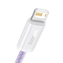 usb lightning laidas baseus - Baseus Dynamic cable USB to Lightning 2.4A 2m Purple - 3 nuotrauka