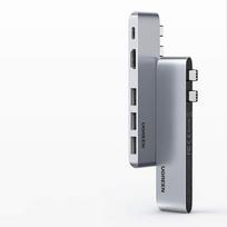 macbook pro 2 2 - Ugreen Multifunctional HUB 2x USB Typ C - USB Typ C PD  for MacBook Pro / Air gray (60559) - 5 nuotrauka