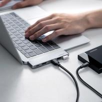 macbook pro 2 2 - Ugreen Multifunctional HUB 2x USB Typ C - USB Typ C PD  for MacBook Pro / Air gray (60559) - 10 nuotrauka