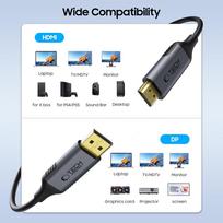 displayport 2.0 cable 2m - Tech-Protect UltraBoost DisplayPort / HDMI 2.0 kabelis 4K 60Hz 2m - Juodas (Black) - 5 nuotrauka