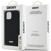 iphone 7 plus deklas - Dkny "3D Rubber Repeat Pattern Case iPhone 15 Plus" Black - 2 nuotrauka
