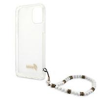 telefonas iphone pro max 12 - Guess GUHCP12LKPSWH iPhone 12 Pro Max 6.7" Transparent Hardcase White Pearl - 3 nuotrauka