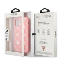 telefonas iphone pro max 12 - Guess "GUHCP12LLSPEWPI Liquid Silicone White Peony Case iPhone 12 Pro Max" - 2 nuotrauka