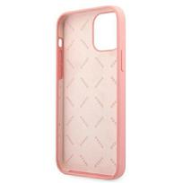 telefonas iphone pro max 12 - Guess "GUHCP12LLSPEWPI Liquid Silicone White Peony Case iPhone 12 Pro Max" - 3 nuotrauka