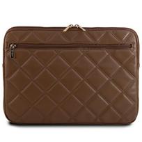 nesiojamo kompiuterio 14 deklas - Guess Quilted 4G cover for a 14" laptop - brown - 2 nuotrauka