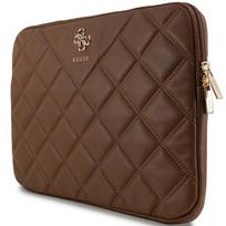 nesiojamo kompiuterio 14 deklas - Guess Quilted 4G cover for a 14" laptop - brown - 3 nuotrauka