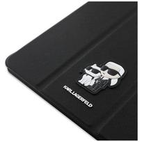 apple m4 pro - Karl Lagerfeld Saffiano Magnetic Karl & Choupette iPad Pro 13" 2024 Black - 3 nuotrauka
