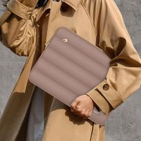 turistine kuprine - Tech-Protect Puffy 15-16" Laptop Bag - Brown - 2 nuotrauka