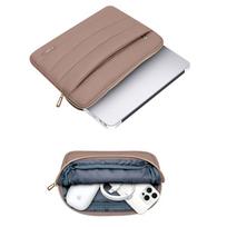 turistine kuprine - Tech-Protect Puffy 15-16" Laptop Bag - Brown - 5 nuotrauka