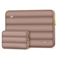 turistine kuprine - Tech-Protect Puffy 15-16" Laptop Bag - Brown - 8 nuotrauka