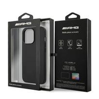 iphone 13 odinis deklas - AMG "Leather Back Case iPhone 13 / 13 Pro" Black - 2 nuotrauka