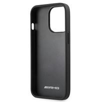 iphone 13 odinis deklas - AMG "Leather Back Case iPhone 13 / 13 Pro" Black - 3 nuotrauka