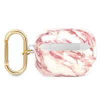 ausines rozines - Guess GUAPHCHMAP Case for Airpods Pro Pink Marble - 3 nuotrauka