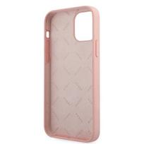 telefonas iphone pro max 12 - Guess "GUHCP12LLSVSPG Silicone Vintage Green Script Cover iPhone 12 Pro Max" - 3 nuotrauka