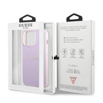 iphone case leather - Guess "PU Leather Saffiano Case iPhone 13 Pro" Purple - 2 nuotrauka
