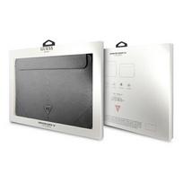 krepsys nesiojamam kompiuteriui 16 - Guess Saffiano Triangle Metal Logo Computer Sleeve 16" Silver - 2 nuotrauka