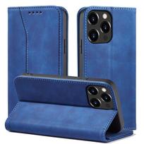 magnetines korteles - Hurtel Magnet Fancy dėklas, skirtas iPhone 13 Pro, mėlynas - 4 nuotrauka