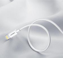 usb a to usb a - Ugreen USB to Lightning MFI cable 2.4A 1m White - 7 nuotrauka