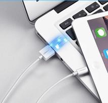usb a to usb a - Ugreen USB to Lightning MFI cable 2.4A 1m White - 10 nuotrauka