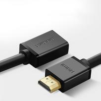 3d 4k - Ugreen HDMI (female) - HDMI (male) cable adapter 4K 10,2Gbps 1m Black - 6 nuotrauka