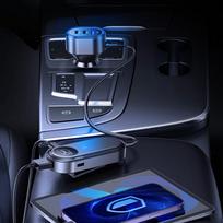 car charger pd - 3MK Dvigubas automobilinis įkroviklis 135W PD QC PPS USB-C/USB-A Juodas (Black) - 2 nuotrauka