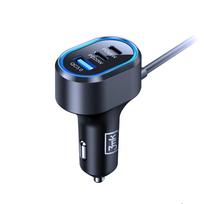 car charger pd - 3MK Dvigubas automobilinis įkroviklis 135W PD QC PPS USB-C/USB-A Juodas (Black) - 8 nuotrauka