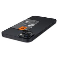 spigen glas.tr ez fit 2 pack - Spigen Glas.tR EZ Fit Optik Camera Protector for iPhone 14 / Plus / 15 / Plus - Black 2 pcs. - 4 nuotrauka