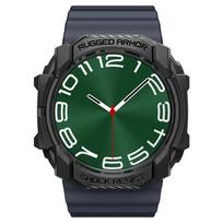 samsung galaxy 7 watch - Spigen Rugged Armor dėklas Samsung Galaxy Watch Ultra (47 mm) Juodas (Black) - 9 nuotrauka