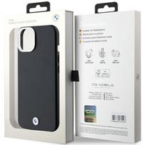 s23 magsafe - Dėklas Apple iPhone 13 / 14 / 15 BMW Signature Wrapped Metal MagSafe (BMHMP14S23PUFWK) juodos spalvos - 2 nuotrauka