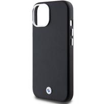 s23 magsafe - Dėklas Apple iPhone 13 / 14 / 15 BMW Signature Wrapped Metal MagSafe (BMHMP14S23PUFWK) juodos spalvos - 4 nuotrauka
