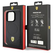 apple iphone 6 - Ferrari "FEHMP15LPTEK Hardcase Carbon Metal Logo iPhone 15 Pro" Black - 2 nuotrauka