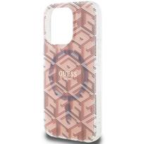 apple 15 pro max case - Dėklas GUESS GUHMP15XHGCUSTGP IPHONE 15 PRO MAX 6.7 "Rožinis/Rožinis HARDCASE IML GCUBE MAGSAFE - 4 nuotrauka