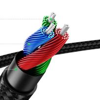 mini jack aux cable - Ugreen AV112 Mini jack cable 3.5mm AUX 1m Black - 4 nuotrauka