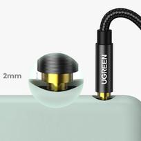 mini jack aux cable - Ugreen AV112 Mini jack cable 3.5mm AUX 1m Black - 5 nuotrauka
