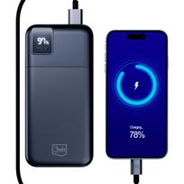 nesiojamas ikroviklis (power bank)20000 mah, juoda - 3MK PowerHouse 20000 mAh Mėlyna (Blue) - 3 nuotrauka