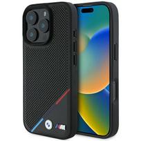 apple pro 3 - BMW "M Perforated Tricolor Line MagSafe Case iPhone 16 Pro" Black - 2 nuotrauka