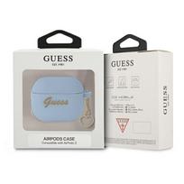 airpods senukai - Guess Silicone Charm Cover for Airpods 3 Blue - 2 nuotrauka