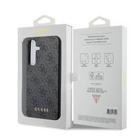 telefonas galaxy s24 - Guess "4G Metal Gold Logo Case Galaxy S24 Plus" Black - 2 nuotrauka
