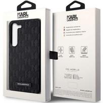 deklai samsung galaxy s23 - Karl Lagerfeld Samsung Galaxy S23 Saffiano Mono Metal Logo dėklas - Juodas (Black) - 2 nuotrauka